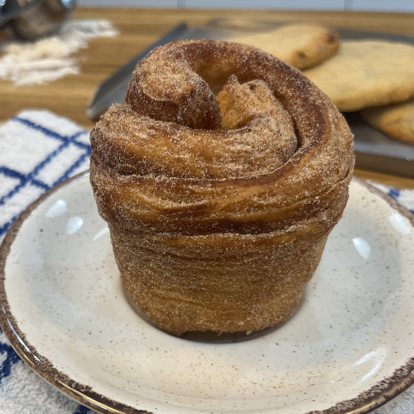 6 Cinnamon Cornish Cruffins